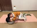 neumee可折叠便携瑜伽垫防滑减震静音家用环保地垫女士粉色运动垫礼物 实拍图