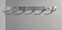 九牧（JOMOO）挂钩免打孔浴室置物架挂衣钩壁挂毛巾架太空铝6排浴室排钩939306 实拍图