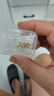 御邪足金999光面算盘珠隔断珠黄金垫片DIY手串手链金配饰 算盘珠:约0.03g（孔约1.2mm） 实拍图