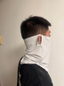 特步（XTEP）防晒面罩骑行冰丝面巾围脖套魔术头巾男女防风尘骑车登山钓鱼装备 【降温隔热/冰丝面罩】浅灰色 均码【80-200斤】 实拍图