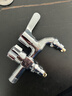 洁冠洗衣机水龙头一分二一进二出多功能单冷加长三通4分双头两用水嘴 加长款【一进二出】电镀 实拍图