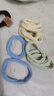 海盐蓝发绳发绳发圈头绳简约扎高马尾皮筋少女可爱头饰无缝高弹力 （opp袋包装）【颜色随机】 10个 实拍图