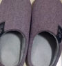 洁丽雅棉拖鞋男士秋冬季厚底保暖家居室内情侣毛绒拖鞋男冬天居家棉鞋女 灰色 42-43 【适合41-42码】 实拍图