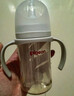 贝亲（Pigeon）自然离乳PPSU重力球吸管奶瓶 双把手240mL6月+(附带6月+12月奶嘴) 实拍图