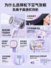 松下（Panasonic）空气发梳负离子高速护发吹风机家用低噪速干电吹风送女生生日礼物云雾紫EH-WNE6M 实拍图