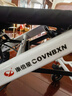 康倍星（COVNBXN）轮椅折叠轻便老人专用旅行便携式老年手推代步车医用家用BZ 5|带拉杆-铝合金大轮款-12英寸蜂窝轮-BZ 实拍图