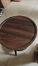 卓博茶几边桌小桌子客厅沙发边几双层圆桌茶桌置物架床头柜CJ09胡桃色 实拍图