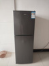 HYUNDAI（韩国现代）小冰箱迷你小型家用冷藏冷冻宿舍出租房办公室双开门二门电冰箱节能省电 118L灰【行业爆款+省电轻音】 实拍图