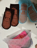 棉十三6双袜子女蹦床袜防滑地板袜儿童新疆棉瑜伽袜硅胶室内亲子短袜 实拍图
