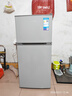 美的（Midea）112L两门小冰箱灰色双温小冰箱迷你家用宿舍租房灵活摆放节能低音深冷速冻 BCD-112CM 实拍图