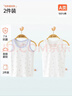贝瑞加（Babyprints）儿童背心2件A类纯棉男女宝宝上衣夏季跨栏背心柔软 皇冠100 实拍图