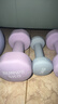 Keep哑铃女士男士健身家用彩色浸塑环保手铃亚铃全身塑形水蓝2kg*2 实拍图