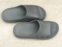 京东京造【3.5cm踩屎感】eva厚底拖鞋男士防臭休闲凉拖鞋 碳灰 40-41 实拍图