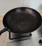 京东京造 炒锅 铁锅炒菜电磁炉燃气灶平底【健康无涂层】进口极铁带盖30cm 实拍图