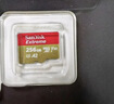 闪迪（SanDisk）256GB TF(MicroSD)内存卡 4K极速金卡A2 V30 U3行车记录仪 运动相机无人机 监控存储卡 读190MB/s 实拍图