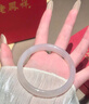 老凤祥白月光玉手镯冰种宽条玉髓镯子女首饰妈妈生日礼物女友老婆 [56圈口]10N白月光手镯 实拍图