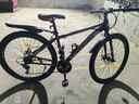 金武端自行车成人山地车公路赛车单车骑行变速超轻越野中学生初中青少年 顶配版-辐条轮-黑红色 27.5寸21速 实拍图