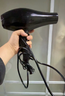 永日（yongri）蓝光负离子家用吹风机大功率电吹风吹风筒家用吹头发电风吹恒温理发店专用吹风机发廊2100W 黑色（专业2亿负离子吹风机） 实拍图