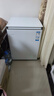 海尔（Haier）142L单温冰柜小型家用小冰柜减霜一级能效冷藏冷冻转换深冷冷柜小冰箱BC/BD-142GHW9D国家补贴 实拍图