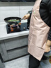 光多拉防水围裙厨房防油污家用做饭无袖工作服男士女士通用家务清洁粉色 实拍图