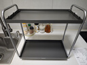 ecoco调料置物架2025新款台面多功能可抽拉式双层加厚收纳置物架E25187 实拍图