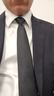汉尼（HANY）法式衬衫男长袖结婚商务男士西装法袖袖扣西服袖口纯棉免烫白衬衣 布里顿纯白 【尖领-麦穗纹】 38 实拍图