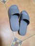酷趣（Coqui）拖鞋男情侣家居轻便软弹舒适浴室凉拖鞋男款陨石灰42-43CQ7922 实拍图