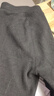 海澜之家（HLA）男士保暖裤男加绒加厚护膝贴420克10A抗菌抗静电毛裤棉裤打底裤 420克加绒加厚抗菌抗静电-深灰 XL /175(130-150斤) 实拍图