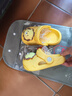 牧童儿童拖鞋夏男宝宝洞洞鞋软底女童卡通洗澡婴幼儿家居鞋奶狮黄150 实拍图