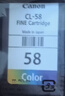 佳能（Canon）CL-58彩色墨盒(适用E478/E478R/E3480/E4280/E488//E468/E418) 实拍图