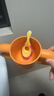 宜家（IKEA）胡姆勒霍儿童刷牙杯计时器浴室吸盘式挂钩洗漱收纳浴室镜 橙色杯310ml 实拍图