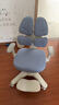 护童（Totguard）儿童学习椅可调节升降学生正姿四背坐姿椅 G985_奇思蓝 带脚踏 实拍图