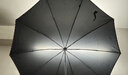 天堂 加大雨伞三折 晴雨两用商务伞经典格纹10骨大雨伞男女 黑色 实拍图