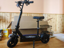 永久电动滑板车便携两轮代步车电瓶车迷你小型代驾折叠电动车锂电池 48V黑/120-150KM/旗舰版强动力 实拍图