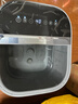 妙界Z6泡脚桶全自动恒温加热软硅胶电动按摩足浴盆智能UV杀菌活水洗脚桶过小腿实用送长辈生日礼物 灰 实拍图