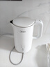美的（Midea）电热水壶烧水壶家用养生自动断电冲奶一体恒温壶年货食品304不锈钢1500W速热1.5升大容量 SH15X301 实拍图