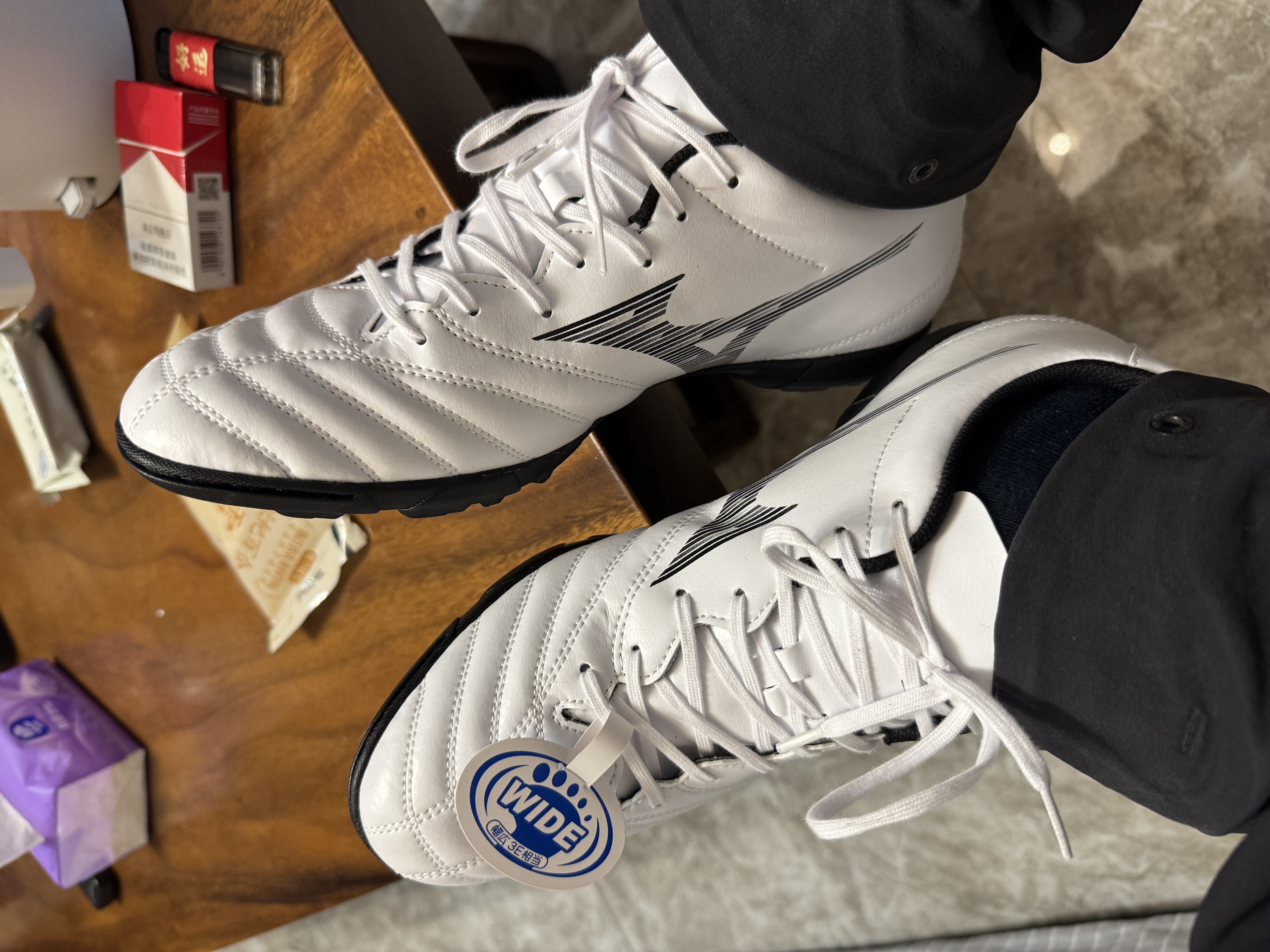 美津浓（MIZUNO）专业防滑足球鞋MONARCIDA NEO III SELECT AS (MS-044) 实拍图