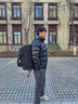 金利来旅行包男士手提大容量行李包可套拉杆箱短途出差2026新款双肩 【黑色 大容量 装15.6笔记本】 实拍图