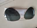 雷朋（RayBan）飞行员系列太阳镜男女款墨镜时尚开车出行眼镜0RB3025 001 金色镜框绿色镜片 尺寸62 实拍图