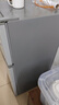 美的（Midea）112L两门小冰箱灰色双温小冰箱迷你家用宿舍租房灵活摆放节能低音深冷速冻 BCD-112CM 实拍图