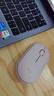 罗技（Logitech）时尚系列 PEBBLE鼠标 无线蓝牙鼠标 办公静音鼠标 女性鼠标对称鼠标 鹅卵石造型 玫瑰粉 实拍图