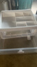 京东物流 化妆品收纳盒梳妆台置物架桌面高级感整理抽屉柜 中号2层（1层抽屉+1层顶部置物架） 24*20*12cm 透明白 实拍图