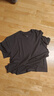 立蒙（LIMENG）男女装素色180g全棉短袖t恤圆领宽松体恤打底衫 深灰 XL 实拍图