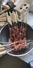 猎钢狼无烟羊肉串电烤箱商用家用烤串机全自动抽屉式电热烤串烧烤炉 自动旋转定时款（一组10串）-三组带油盘 实拍图