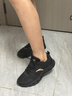 安踏女鞋运动鞋女春夏新款网面透气跑步鞋软底皮面防水休闲鞋黑色女鞋 【店长推荐春季新款-软底女鞋】黑色 38 (7) 实拍图
