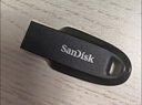 闪迪（SanDisk）64GB USB3.2 U盘 CZ550黑色 读速100MB/s 安全加密 数据恢复 学习办公电脑车载 高速大容量优盘 实拍图