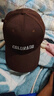 【2025款】美式大头围字母棒球帽美拉德帽子韩版大帽檐鸭舌帽 可调节棒球帽-咖啡色-1顶 均码 均码 实拍图