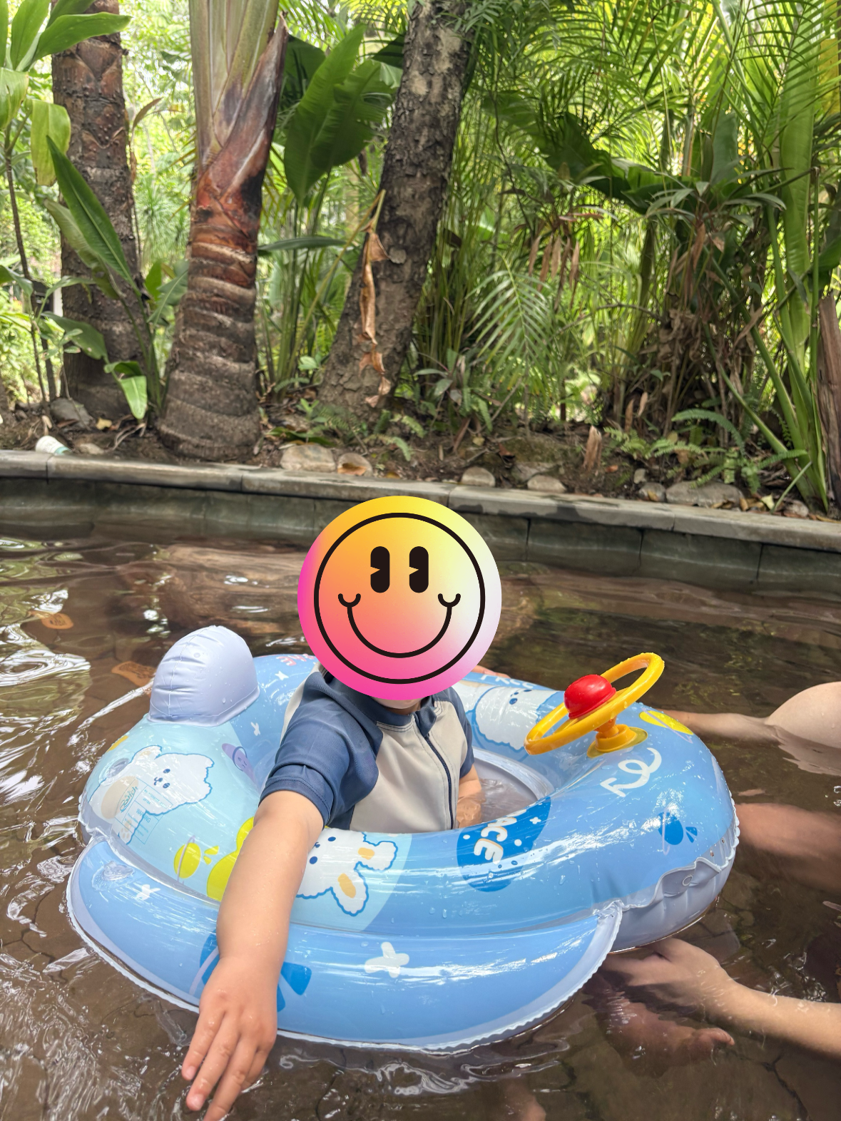 心楠 儿童连体短袖泳衣男童夏季防可爱鲨鱼晒速干中小童宝宝度假套装 可爱鲨鱼M码【身高80-90CM】 100 实拍图