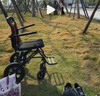 京巧轮椅小型轻便折叠减震老年人手动代步车专用旅行出行便携轮椅 实拍图