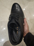 红蜻蜓真皮男鞋秋冬商务休闲皮鞋高级正装德比鞋婚鞋小码WTA7376黑色37 实拍图